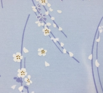 Каталог тканей: сакура голубая