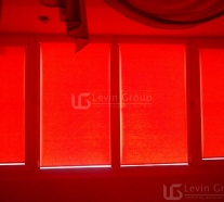 Кассетные рулонные шторы красные