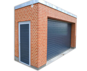 Ворота для гаража автоматические, рулонные, 58 мм, 2500 (ш) х 2500 (в) 