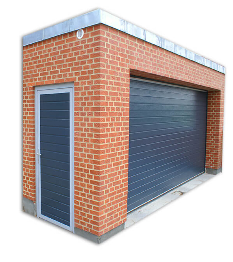 Ворота для гаража автоматические, рулонные, 58 мм, 2200 (ш) х 2500 (в) 