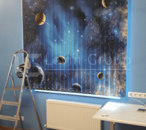 Вертикальные тканевые жалюзи