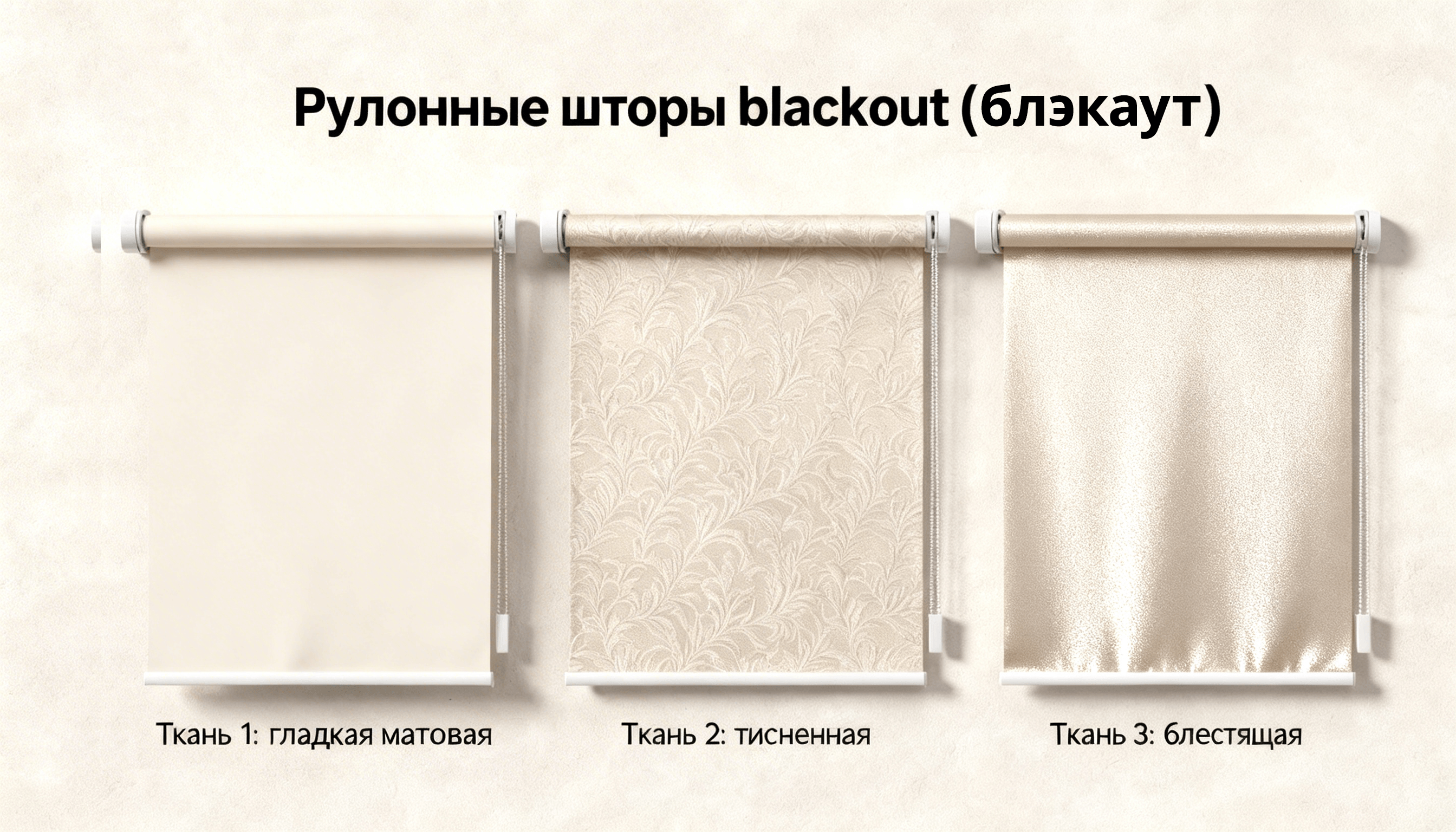 Виды ткани для штор блэкаут
